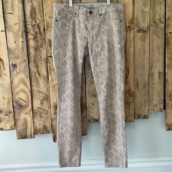 Rich & Skinny Python Print Legacy Jeans Snake Reptile Jean Pants Size 26 - Picture 2 of 11